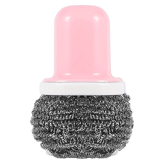 Dish Scrubber Brush with Handle – Heavy Duty Kitchen Cleaning Tool