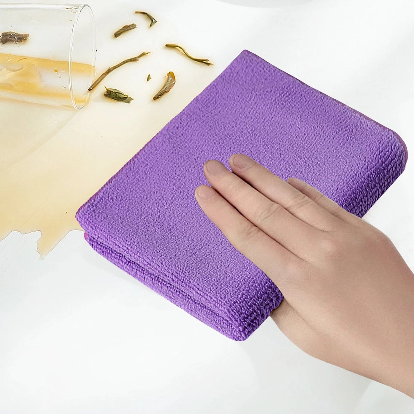 Microfiber Cleaning Cloths (5-Pack) – Multi-Purpose Kitchen & Household Towels