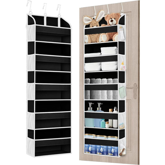Over-the-Door Hanging Organizer – Multi-Pocket Storage for Closet & Bathroom