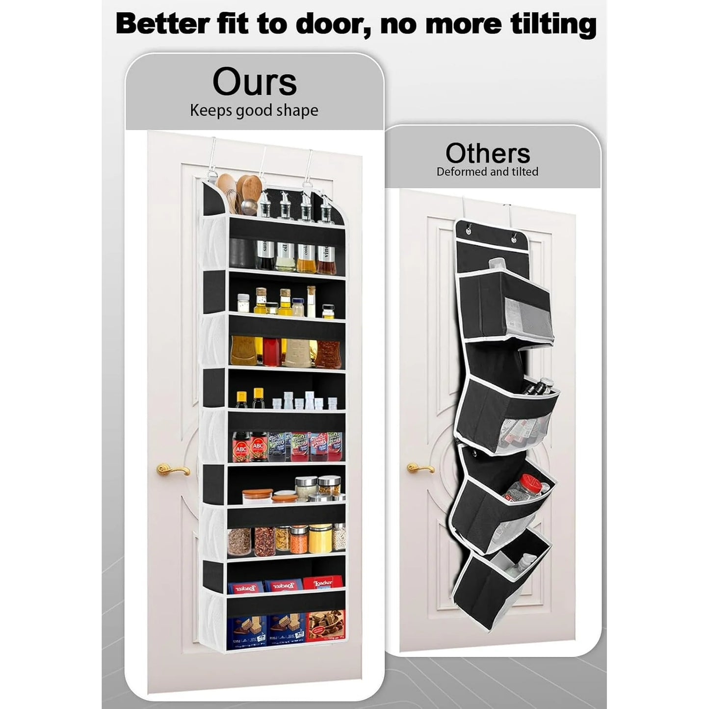 Over-the-Door Hanging Organizer – Multi-Pocket Storage for Closet & Bathroom