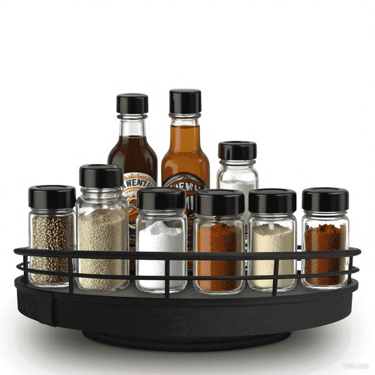 Rotating Lazy Susan Organizer – 360° Spinning Storage Tray for Kitchen & Pantry
