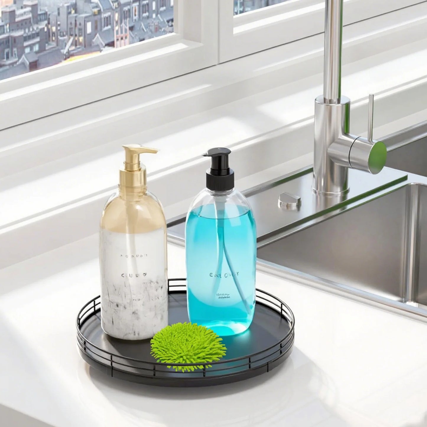 Rotating Lazy Susan Organizer – 360° Spinning Storage Tray for Kitchen & Pantry