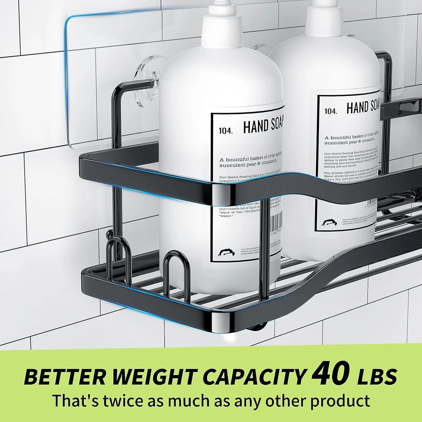 Shower Caddy Shelf Organizer – Rustproof Bathroom Storage Rack