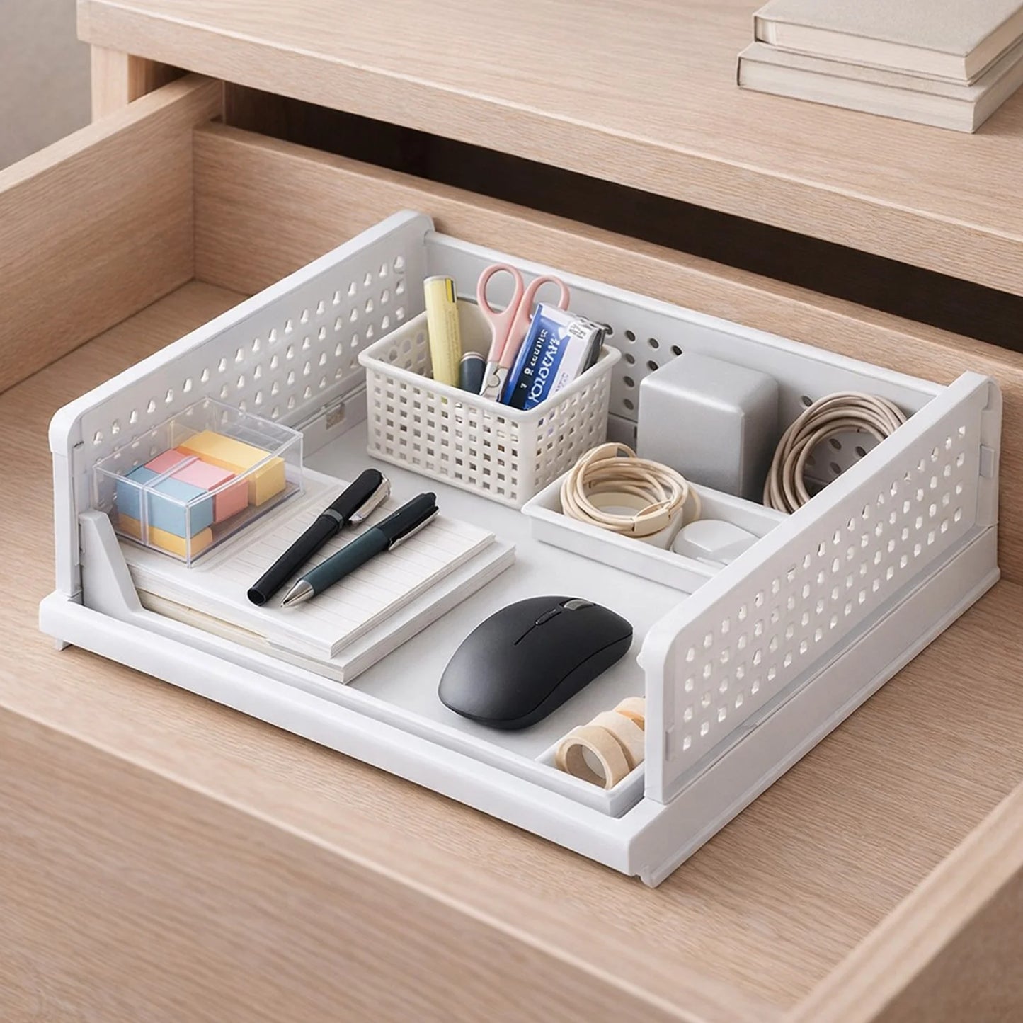 Stackable Storage Bin – Multi-Purpose Closet, Shelf & Pantry Organizer